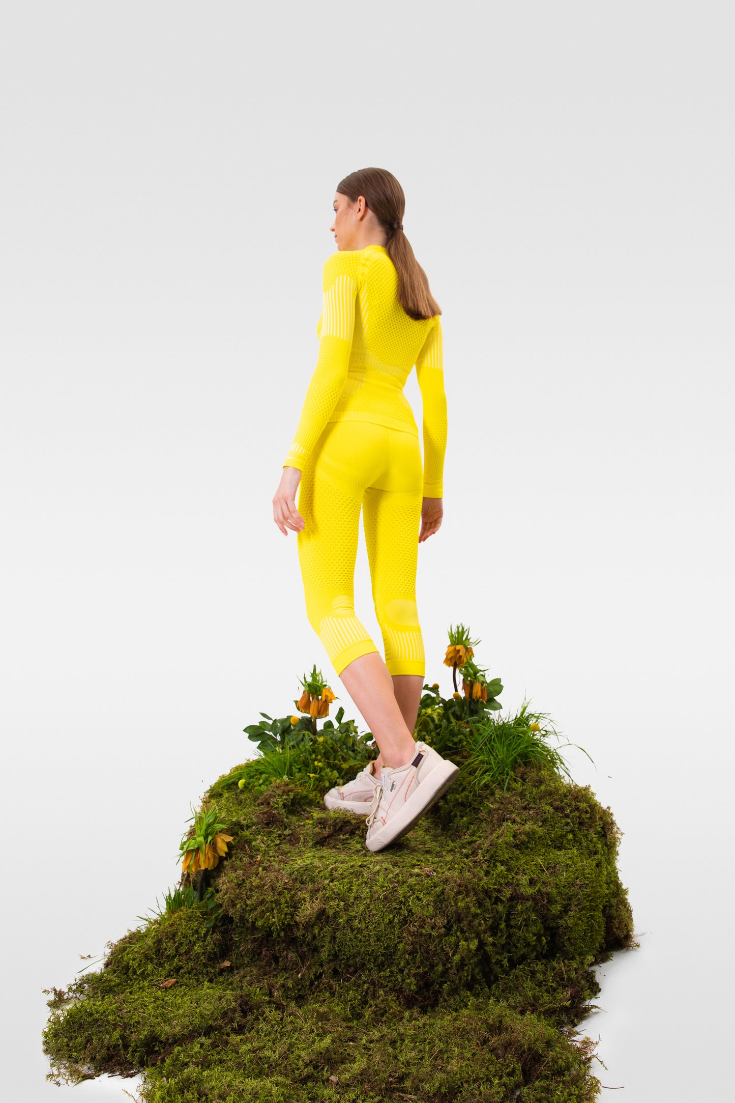 Women’s 3/4 Baselayer Set: Longsleeve & 3/4 Leggings